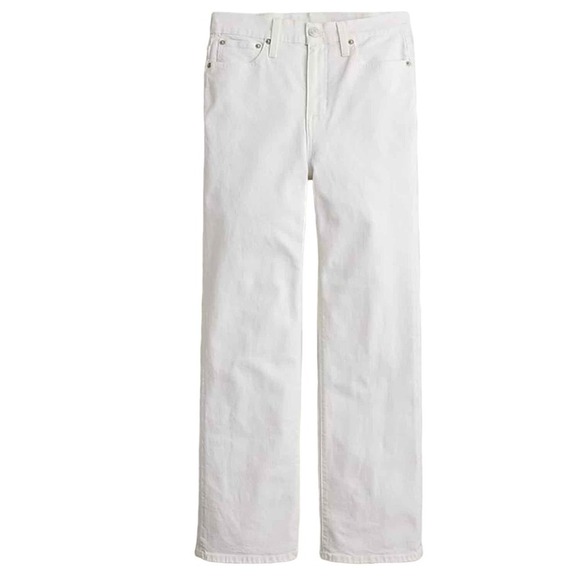 J.Crew Slim Demi-Boot Jean White Wash Size 30P - Picture 6 of 11